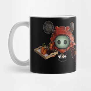 Glitter Saw Party Robot Mug